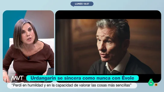 Bea de Vicente responde a Urdangarín tras defender su inocencia con Jordi Évole: "Bastante que su esposa salió por la puerta grande" Bea de Vicente reacciona a la entrevista de Jordi Évole donde Urdangarin se declaraba "culpable de no haber dado la vuelta a las acusaciones" y le recuerda que otras mujeres, en la misma situación que doña Cristina, "han salido condenadas".