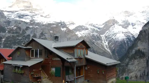 Vista desde Gimmelwald Vista desde Gimmelwald