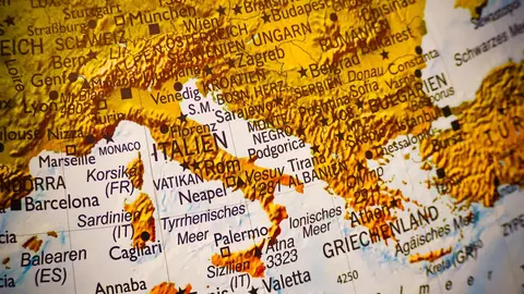 Mapa del sur de Europa Mapa del sur de Europa