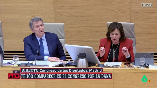 El enfado de la presidenta de la comisión de la DANA con Feijóo por hablar de ETA para esquivar las preguntas: "Le llamo al orden" El enfado de la presidenta de la comisión de la DANA con Feijóo por hablar de ETA para esquivar las preguntas: "Le llamo al orden"