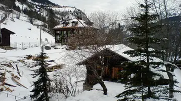 Gimmelwald en invierno Gimmelwald en invierno