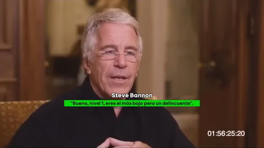 Desclasificada una entrevista de Steve Bannon a Epstein: admite ser un "depredador sexual" y bromea con no ser "demasiado consciente" de sí mismo Desclasificada una entrevista de Steve Bannon a Epstein: admite ser un "depredador sexual" y bromea con no ser "demasiado consciente" de sí mismo