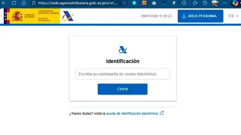 Nueva estaba que suplanta a la Agencia Tributaria Nueva estaba que suplanta a la Agencia Tributaria
