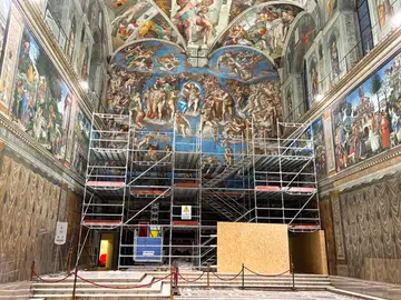 El "Juicio Final" de Miguel Ángel, la obra cumbre que preside el altar de la Capilla Sixtina en el Vaticano El "Juicio Final" de Miguel Ángel, la obra cumbre que preside el altar de la Capilla Sixtina en el Vaticano