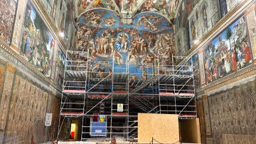 El "Juicio Final" de Miguel &Aacute;ngel, la obra cumbre que preside el altar de la Capilla Sixtina en el Vaticano