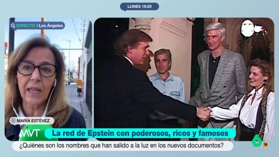 La periodista expone que en la prensa estadounidense se habla sobre la red de poder entre Europa y EEUU que se deja ver en los nuevos documentos desclasificados de los papeles de Epstein. 