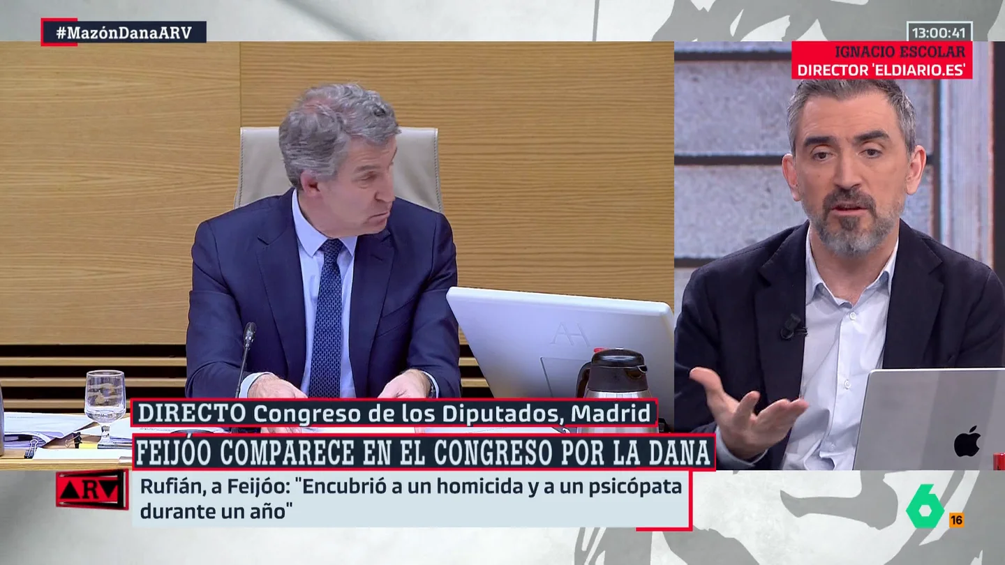 Escolar, tras la comparecencia de Feijóo en el Congreso: "Bastante falto el espectáculo por parte de Feijóo" Escolar, tras la comparecencia de Feijóo en el Congreso: "Bastante falto el espectáculo por parte de Feijóo"