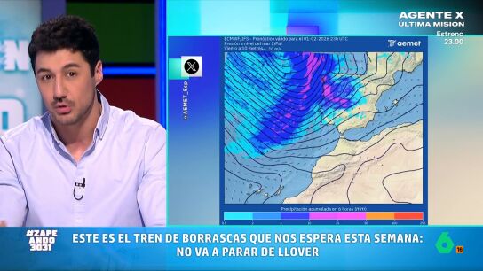 V&Iacute;DEO | Francisco Cacho adelanta el tiempo para esta semana: "El mi&eacute;rcoles habr&aacute; avisos rojos por lluvias"