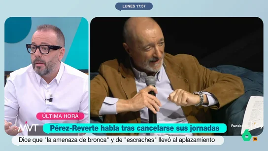 Antonio Maestre, sobre Arturo Pérez- Reverte: "No está acostumbrado a que alguien le lleve la contraria" Antonio Maestre, sobre Arturo Pérez- Reverte: "No está acostumbrado a que alguien le lleve la contraria"