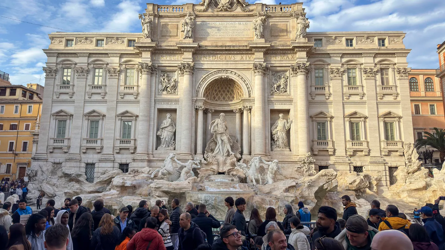 Imagen de la Fontana de Trevi en Roma Imagen de la Fontana de Trevi en Roma