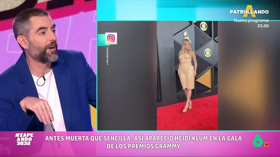 VÍDEO | Dani Mateo, al ver el vestido que usó Heidi Klum en los Premios Grammy: "Es muy Pedroche" VÍDEO | Dani Mateo, al ver el vestido que usó Heidi Klum en los Premios Grammy: "Es muy Pedroche"