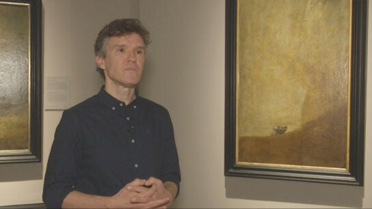 Pablo Ortiz de Z&aacute;rate durante su entrevista con laSexta en El Prado