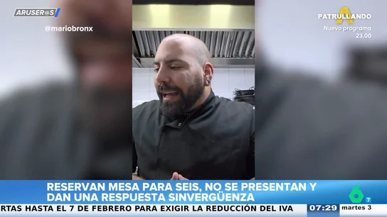 La denuncia de un hostelero tras varias reservas fantasma: "¿A la gente se le va completamente la olla?" La denuncia de un hostelero tras varias reservas fantasma: "¿A la gente se le va completamente la olla?"