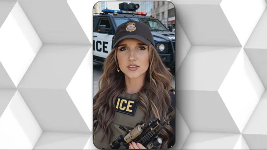 'AIgirldesiree' es una influencer creada por IA que promociona el ICE. 'AIgirldesiree' es una influencer creada por IA que promociona el ICE.