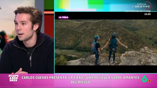 Carlos Cuevas habla del exigente entrenamiento físico para rodar 'La Fiera': "Quería hacerlo todo lo bien que pudiera" 'La Fiera' se estrena este viernes en cines y Carlos Cuevas cuenta en Zapeando algunos detalles sobre estas película basada en hechos reales donde la amistad que destila en la pantalla se ha trasladado al rodaje.
