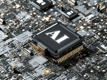 Un chip de inteligencia artificial Un chip de inteligencia artificial