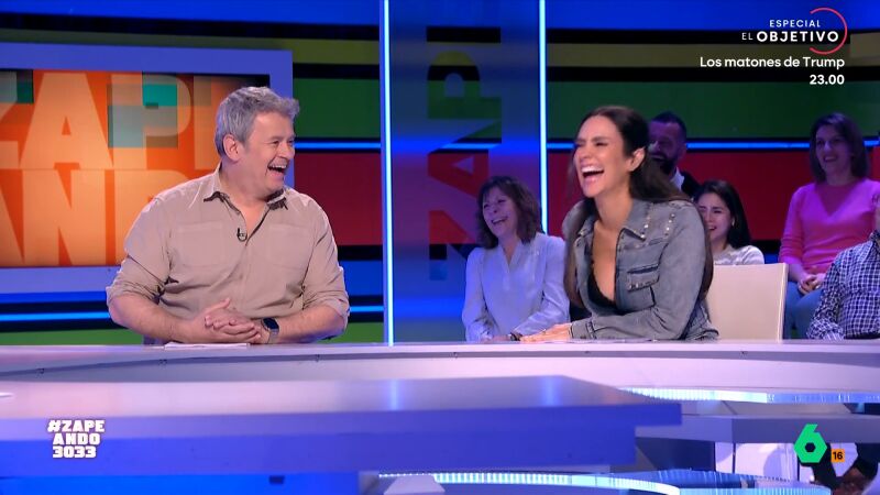 Cristina Pedroche se l&iacute;a con un chiste de Miki Nadal: "Mi mente est&aacute; muy mal"