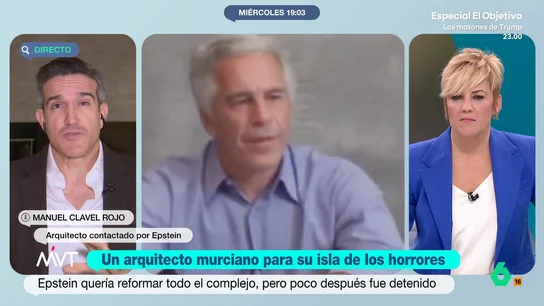 El arquitecto Manuel Clavel recuerda cómo fue su conversación con Jeffrey Epstein: "Me invitó a sus islas" El pederasta contactó con este arquitecto español para que reformara dos de sus casas situadas en sus islas del Caribe. Tan solo un mes después, el magnate fue detenido y, por ese motivo, no se llevó a cabo el proyecto.
