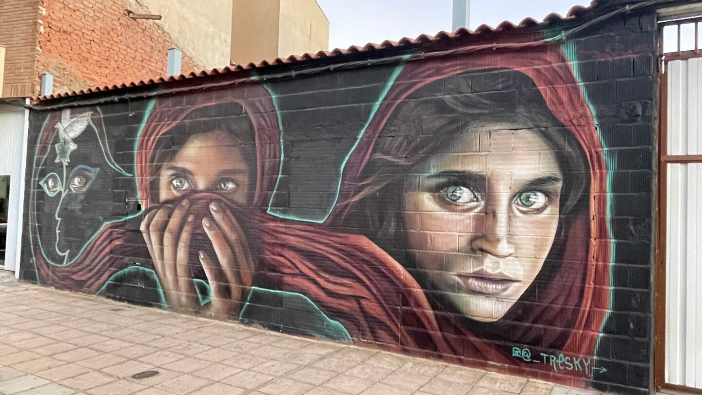 Mural del autor Tresky en Quintanar de la Orden, Toledo