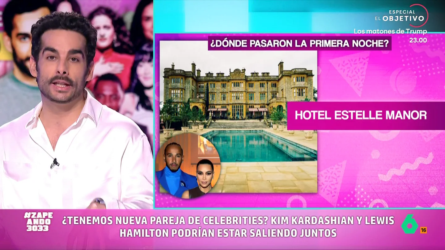 8 maletas y una visita al spa por 139.000 euros: así fue la escapada romántica de Kim Kardashian y Lewis Hamilton Juan Sanguino hace un repaso de lo que se conoce de la escapada que hicieron a un exclusivo hotel cercano a Oxford la celebrity y el siete veces campeón del mundo de Fórmula 1.