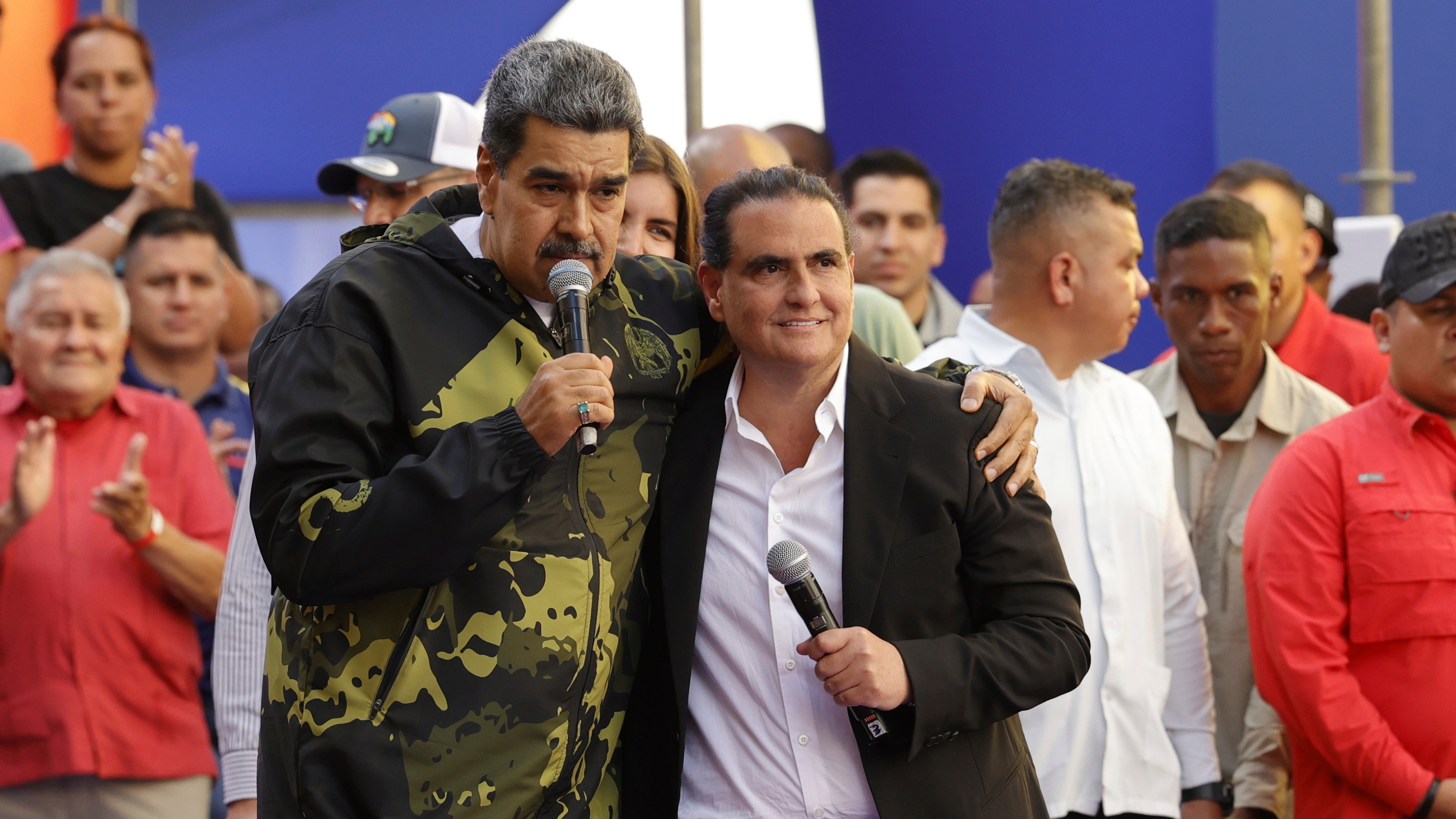 Imagen de archivo de Alex Saab con Nicol&aacute;s Maduro.