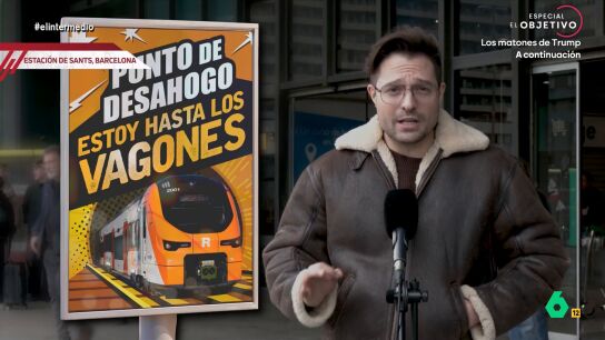 Muchos usuarios del servicio ferroviario catal&aacute;n han recurrido al punto de desahogo de El Intermedio para exponer sus quejas sobre los retrasos en los trenes catalanes se&ntilde;alando que est&aacute;n "hasta los vagones".