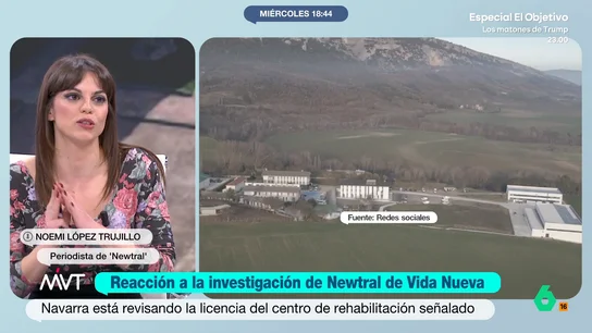 Noemí López, tras hablar con el Gobierno de Navarra sobre 'Vida Nueva': "Se va a revocar el permiso y no van a poder optar a subvenciones" La periodista Noemí López Trujillo informa en este vídeo sobre las novedades respecto al internado evangélico 'Vida Nueva' y explica que el Gobierno Navarro le ha confirmado "reiteradamente" que se les va a revocar su permiso.