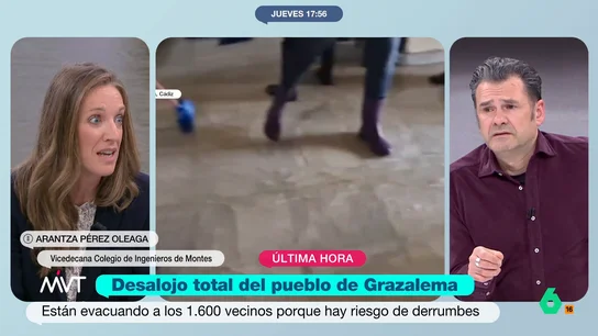 Una ingeniera de montes explica cómo se pueden prevenir los estragos del agua ante las lluvias torrenciales Arantza Pérez Oleaga, vicedecana Colegio Oficial de Ingenieros de Montes, expone que la prevención es muy necesaria para evitar el momento de colapso que se está viviendo en muchos municipios debido a la borrasca Leonardo.