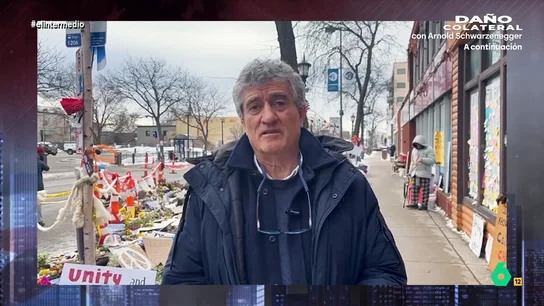 Guillermo Fesser, sobre la supuesta marcha de ICE de Minneapolis: "La misma crueldad sigue lo que pasa que a escondidas" El periodista ha podido visitar el memorial en honor a Alex Pretti en Minneapolis, un enfermero que fue asesinado por ICE. Fesser ha charlado con varias personas que estaban ahí presentando sus respetos al joven.