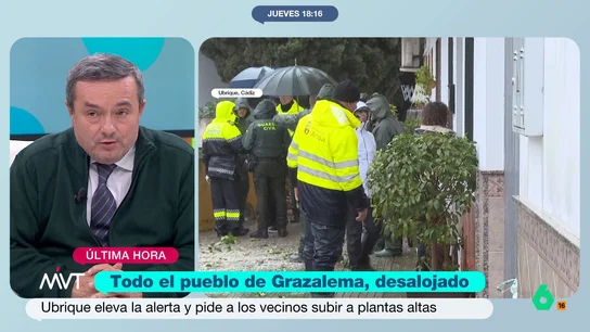 Chema Crespo aplaude la labor de los servicios públicos en Grazalema: "En estas circunstancias se pone en valor que son la única garantía" El periodista señala que cuando los servicios públicos están debidamente utilizados, organizados, financiados y sostenidos se puede garantizar que puedan actuar ante los hechos que están ocurriendo en el municipio gaditano.