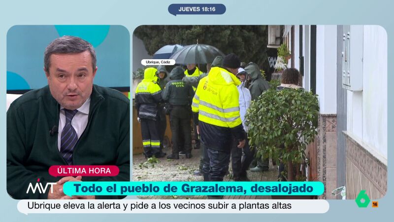 Chema Crespo aplaude la labor de los servicios p&uacute;blicos en Grazalema: "En estas circunstancias se pone en valor que son la &uacute;nica garant&iacute;a"