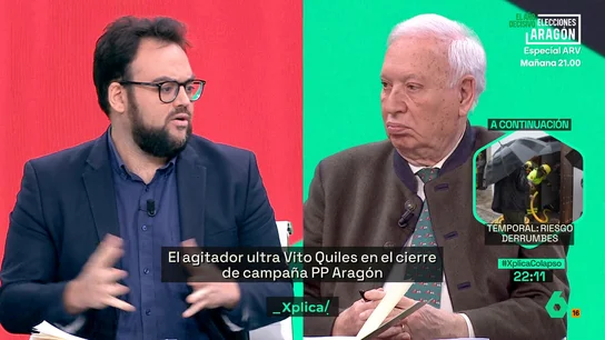 Monrosi explica a Margallo quién es y que hace Vito Quiles: "Se junta con neonazis para perseguir y acosar a periodistas" Monrosi explica a Margallo quién es y que hace Vito Quiles: "Se junta con neonazis para perseguir y acosar a periodistas"