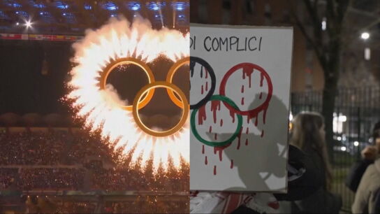Indignaci&oacute;n pol&iacute;tica en los Juegos de Invierno.