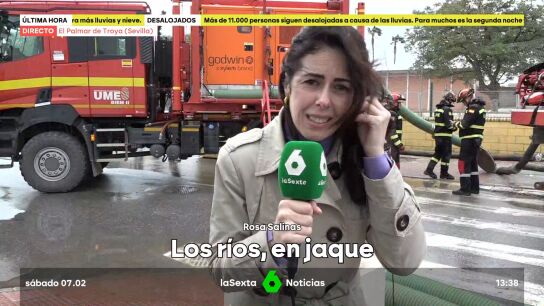 La UME despliega sus unidades en El Palmar de Troya (Sevilla)