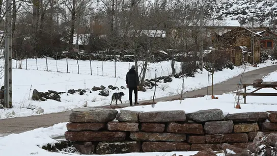 Paisaje nevado en la localidad leonesa de Cubillas de Arbas Paisaje nevado en la localidad leonesa de Cubillas de Arbas