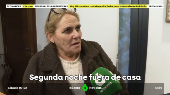 Mar&iacute;a, realojada en Ronda tras dejar su casa en Grazalema