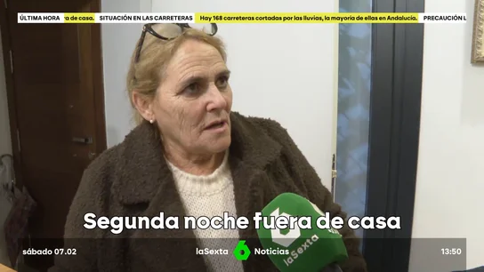 María, realojada en Ronda tras dejar su casa en Grazalema María, realojada en Ronda tras dejar su casa en Grazalema