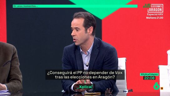 Javier Chicote, sobre el voto joven en Arag&oacute;n: "El PP est&aacute; muy preocupado porque a los votantes j&oacute;venes les encanta Vox"