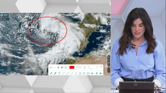 La imagen de satélite de la borrasca de gran impacto que volverá a descargar en Grazalema La imagen de satélite de la borrasca de gran impacto que volverá a descargar en Grazalema