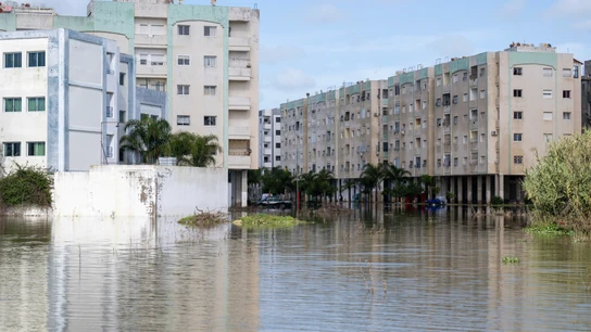 Imagen de inundaciones en Alcazarquivir, Marruecos. Imagen de inundaciones en Alcazarquivir, Marruecos.