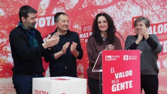 La candidata de Izquierda Unida-Movimiento Sumar, Marta Abengochea 