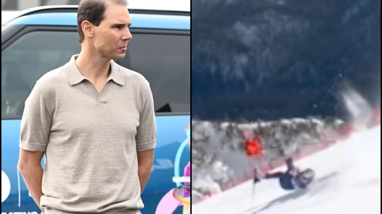 Rafa Nadal y Lindsley Vonn Rafa Nadal y Lindsley Vonn