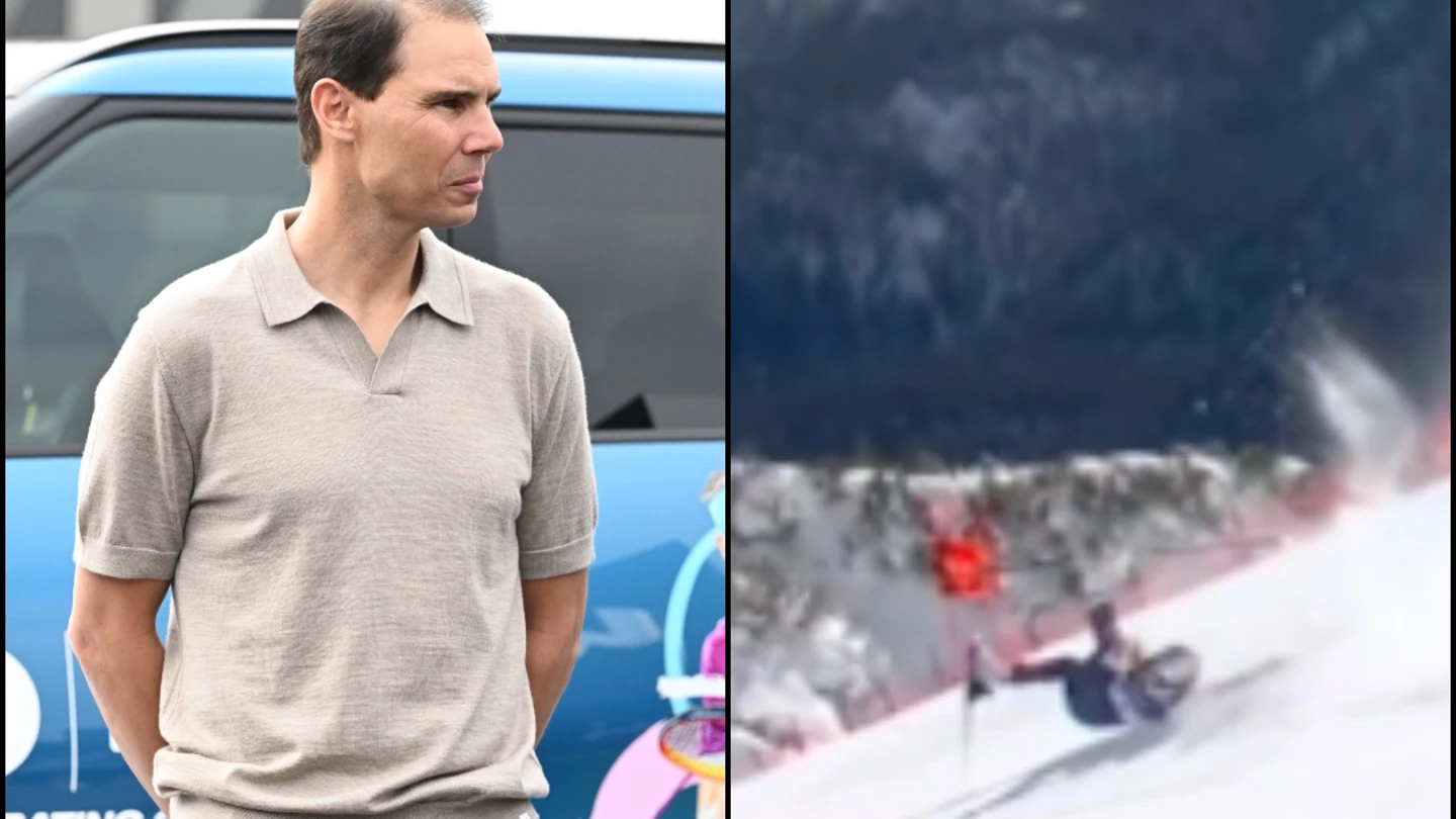 Rafa Nadal y Lindsley Vonn Rafa Nadal y Lindsley Vonn