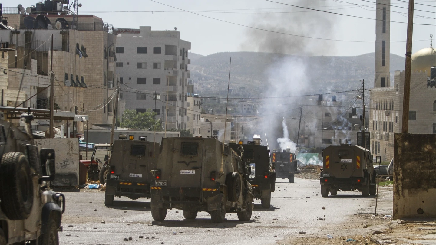 Imagen de archivo de una operación israelí al este de Nablus, en la Cisjordania ocupada. Imagen de archivo de una operación israelí al este de Nablus, en la Cisjordania ocupada.