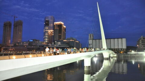 Puente de la Mujer en Buenos Aires