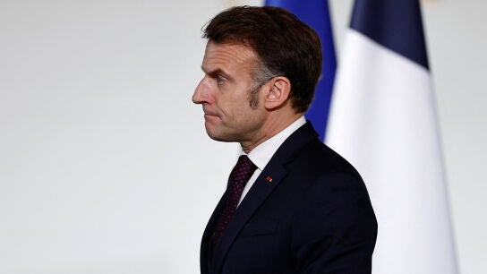 El presidente franc&eacute;s Emmanuel Macron