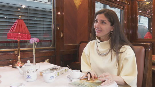 espido frerie a bordo de un tren