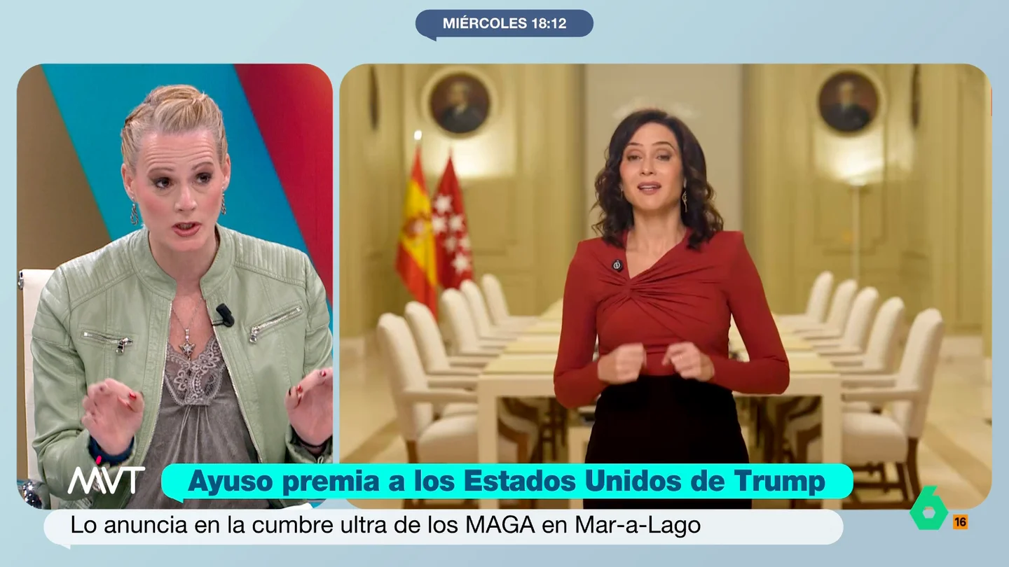Zaida Cantera califica a Ayuso de "ignorante" por anunciar una medalla a EEUU: "En nada va a dar una medalla póstuma a Hitler" La exvicepresidenta de la Asamblea Parlamentaria de la OTAN critica muy duramente la decisión de la presidenta de la Comunidad de Madrid. Ayuso ha defendido esta decisión destacando el apoyo del Gobierno de EEUU hacia la hispanidad.