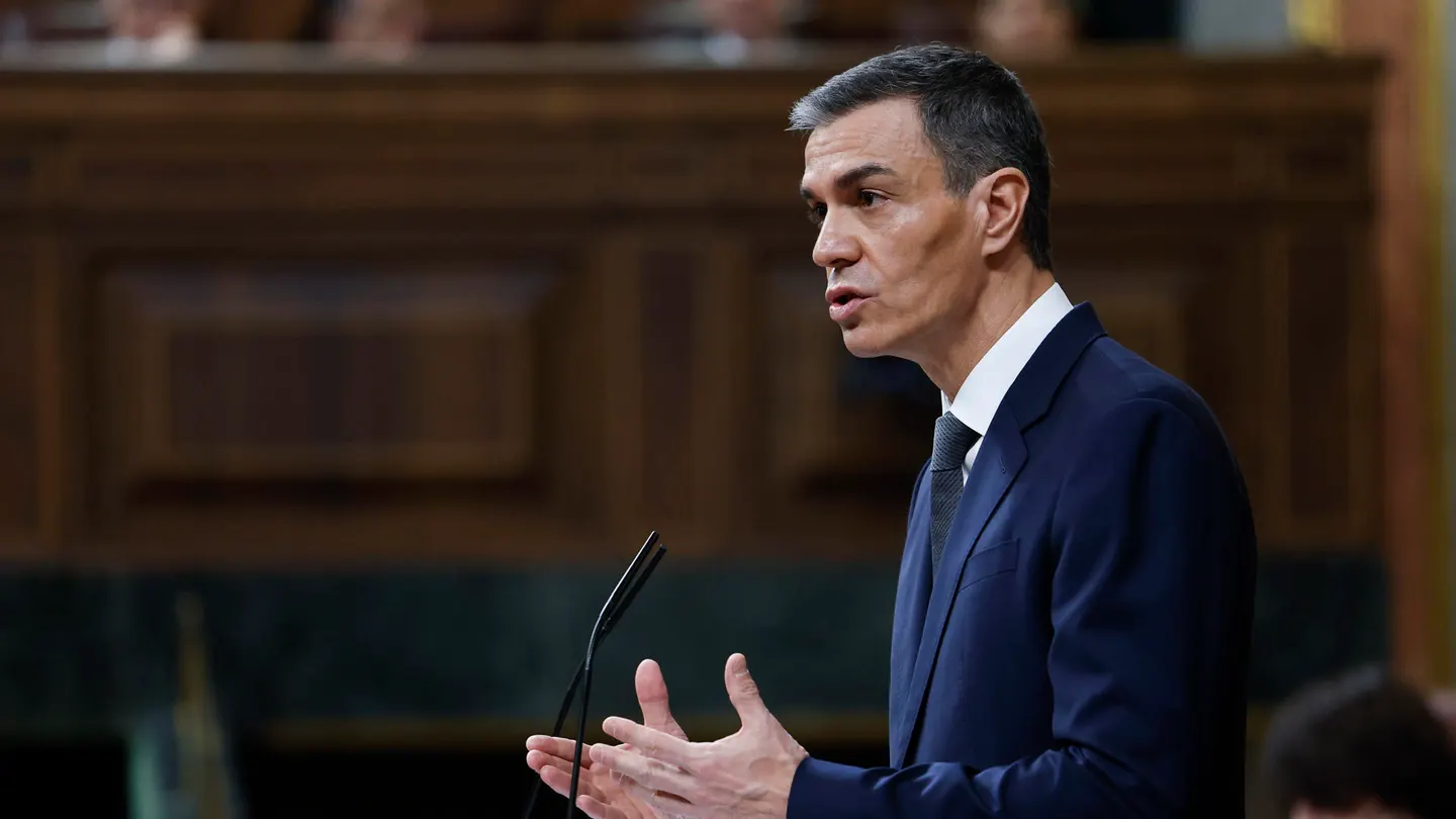 Imagen de Pedro Sánchez en el Congreso. Imagen de Pedro Sánchez en el Congreso.