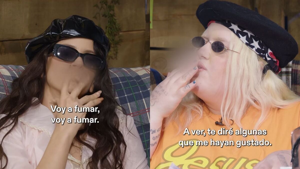 Denuncian a Rosalía y a Esty Quesada (Soy una Pringada) por fumar en el pódcast 'Special People Club'